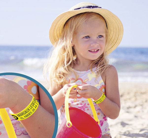 Le Bracelet d'identification enfant Initiatives Etiquettes